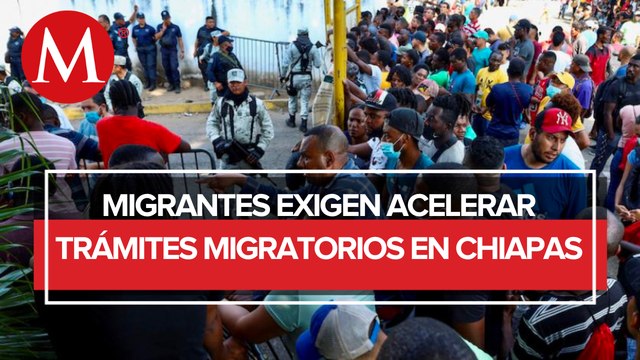 Cientos de migrantes dan portazo en instalaciones migratorias de Chiapas