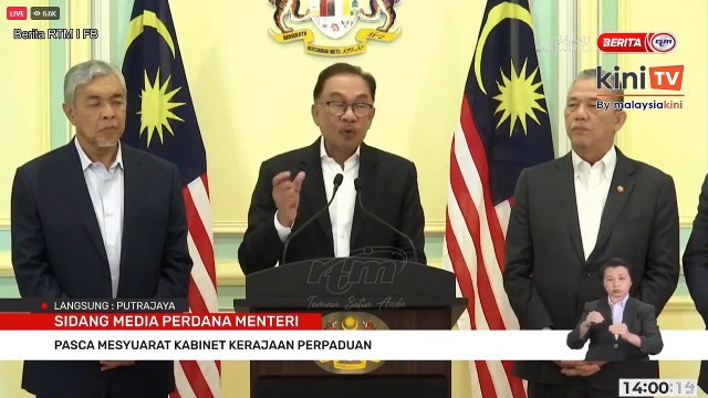 LIVE: Prime Minister Anwar Ibrahim holds post-cabinet press conference