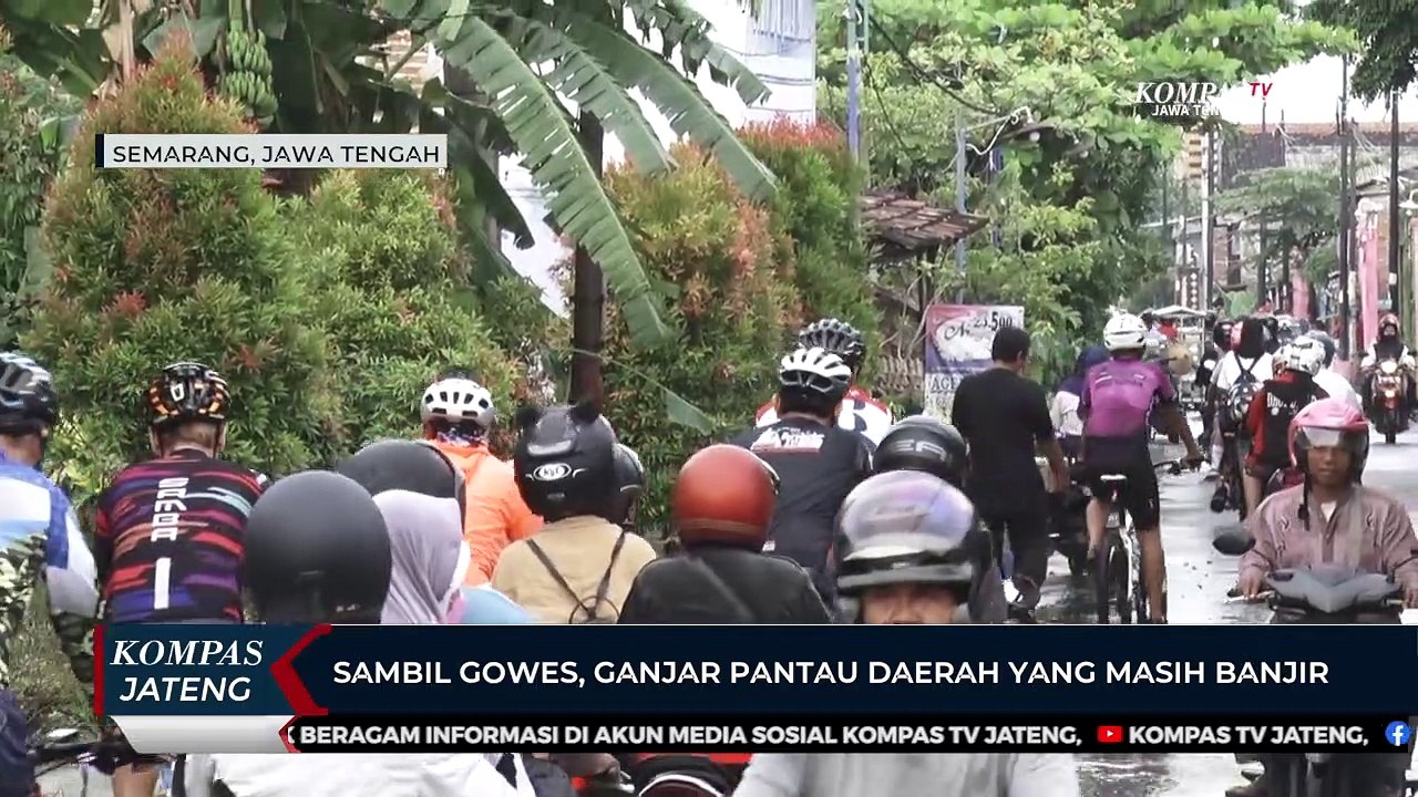 Sambil Gowes, Ganjar Pantau Daerah yang Masih B...