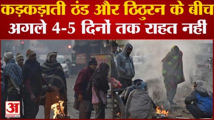 Cold waves continue: कड़कड़ाती ठंड और ठिठुरन के बीच अगले 4-5 दिनों तक राहत नहीं| #Winter #ColdWave