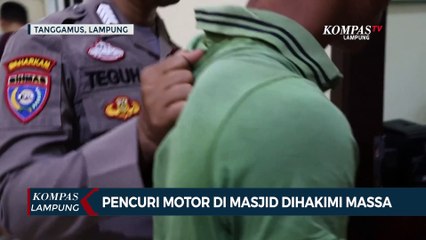 Curi Motor di Masjid, Pelaku Dihajar Warga