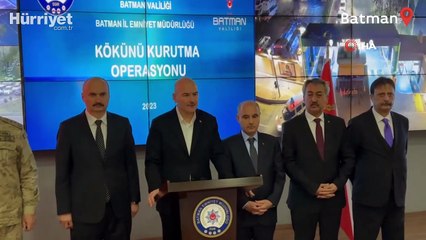 İçişleri Bakanı Soylu "Kökünü Kurutma Operasyonu" ile ilgili açıklamalarda bulundu