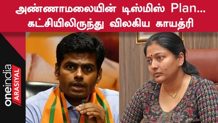 BJP | காயத்ரி ரகுராம் விலகியதன் பின்னணி என்ன?