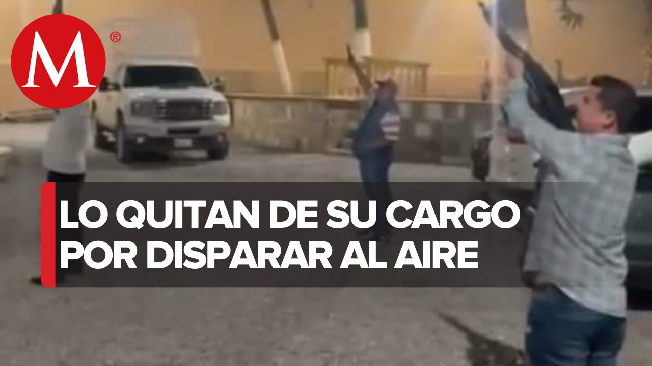 En SLP, cesan a funcionario por hacer disparos al aire; gobernador pide que lo encarcelen