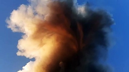 Éruption du volcan Stromboli