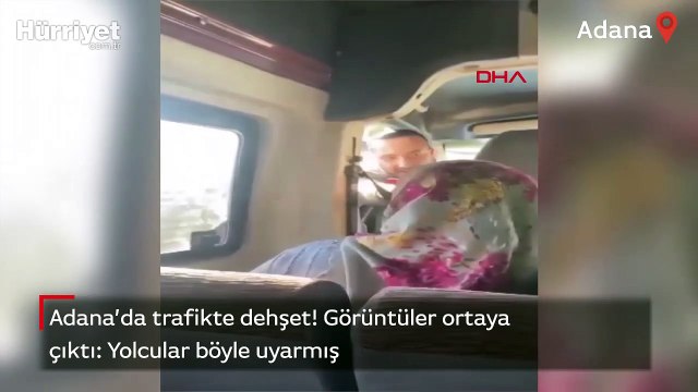 Görüntüler ortaya çıktı: Yolcular böyle uyarmış