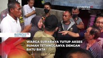 Viral Warga di Surabaya Tutup Akses Rumah Tetangganya Dengan Batu Bata