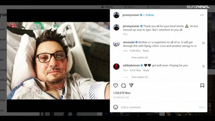 Jeremy Renner, estrela de "Os Vingadores", agradece apoio dos fãs