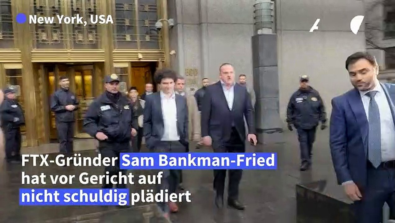 FTX-Gründer Bankman-Fried plädiert auf nicht schuldig