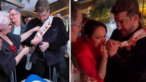 Enis Arıkan 40'ıncı yaşını kutladı, Camdaki Kız ekibi onlarca altın taktı