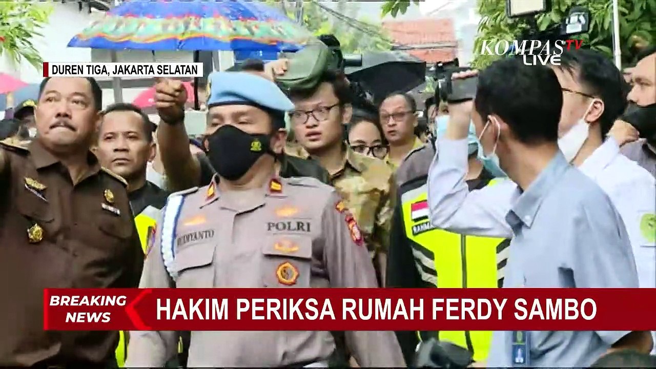 Detik-Detik Hakim Iman Santoso Masuk ke TKP Pembunuhan Yosua, Rumah Dinas Sambo di Duren Tiga!