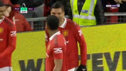 اهداف مباراة مانشستر يونايتد وبورنموث 3 0 الدوري الانجليزي