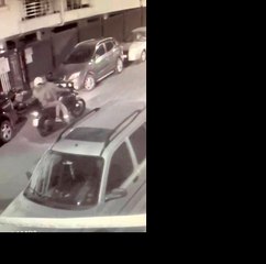 Şişli'de 20 saniyede motosiklet hırsızlığı kamerada