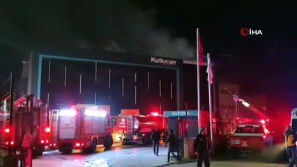 Bursa’da tekstil fabrikasında çıkan yangın söndürüldü