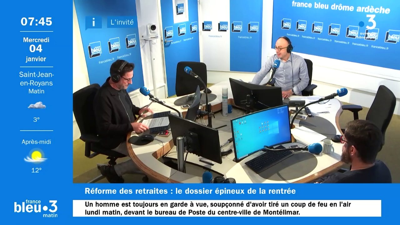 Eric Vigouroux, secrétaire départemental de la CGT en Ardèche