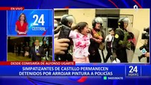 Detienen a Zaira Arias por arrojar pintura a policías y participantes de 