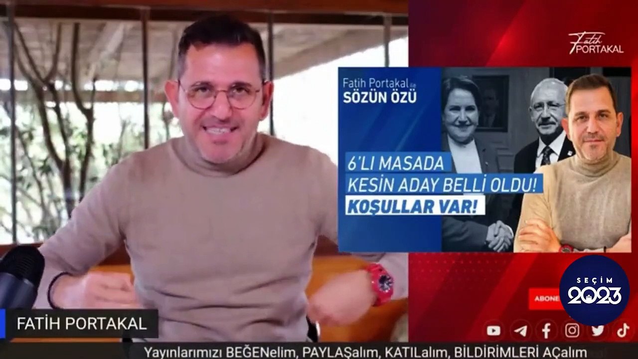 Fatih Portakal 6'lı masa yetkilisiyle görüştü: 'Aday çok net belli'