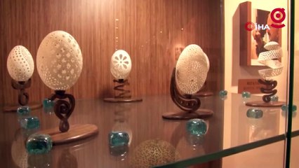 Yumurtayı hiç böyle görmediniz; Oyma ve boyama tekniği ile Anadolu motiflerini yumurtalara işlediler