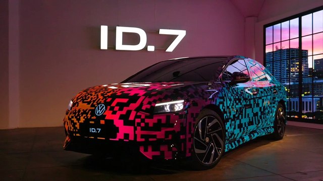 La berline électrique Volkswagen ID.7 revendique une autonomie d'environ 700 kilomètres