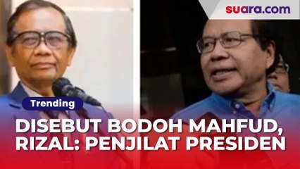 Disebut Bodoh oleh Mahfud MD, Rizal Ramli Balas Nyelekit: Menjilat Presiden, Integritasnya di Mana?