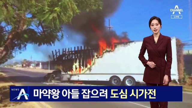 멕시코, 마약왕 아들 잡으려 도심 시가전