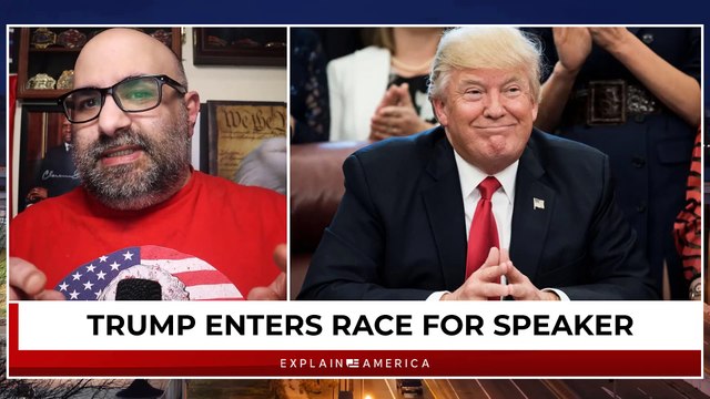 Trump Officially Enters Speaker's Race - Biden Is Trembling