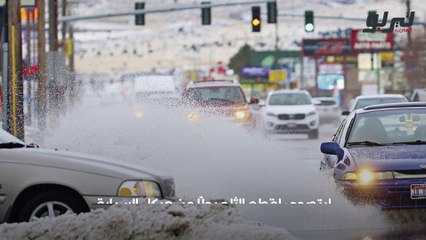 التصرف الصحيح عند سقوط الثلج أثناء القيادة (1)