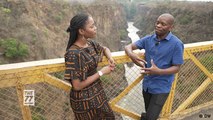 Talking tourism on Zambia’s Victoria Falls Bridge