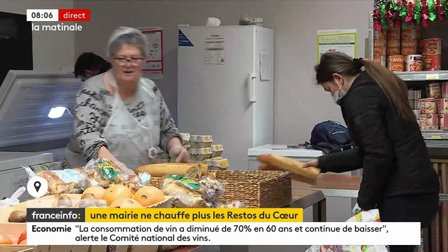 Yonne: La mairie de Migennes annonce qu'elle ne prendra plus en charge le chauffage du local mis à disposition pour les Restos du Coeur - Regardez
