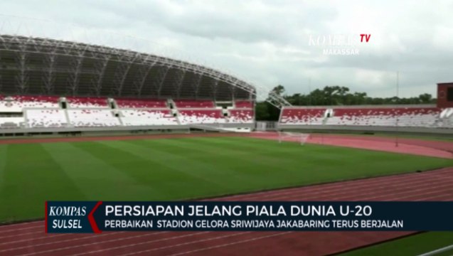 Persiapan Jelang Piala Dunia U-20, Perbaikan Stadion Gelora Sriwijaya Terus Berjalan