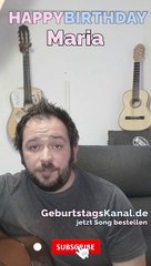 Happy Birthday, Maria! Geburtstagsgrüße an Maria