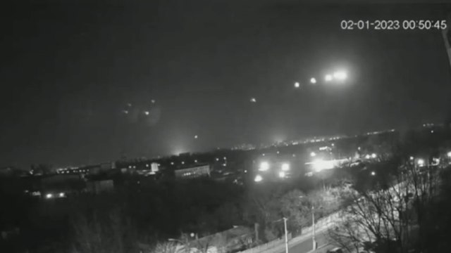 Ucraina, esplosioni a Nikopol e droni abbattuti