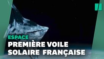 La première voile solaire française a été lancée dans l’espace