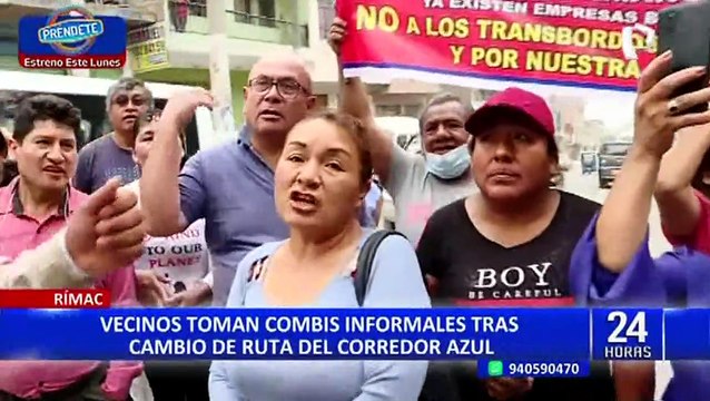 Rímac: Más de 50.000 vecinos afectados por el cambio de ruta del Corredor Azul