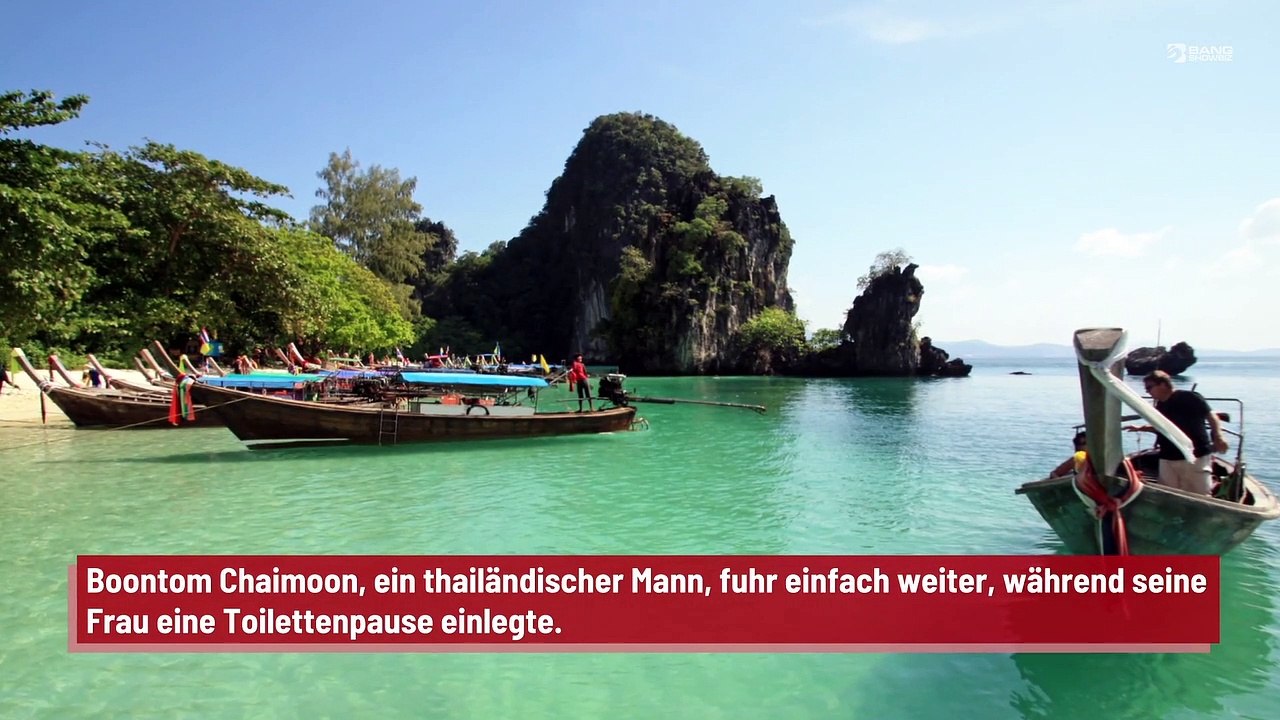 Mann lässt nach Rast seine Frau zurück