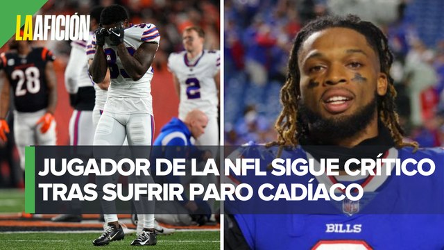 Damar Hamlin en estado CRÍTICO tras sufrir un paro cardíaco durante partido de la NFL