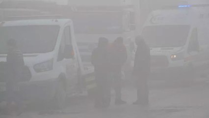 Konya'da sis, zincirleme kazaya neden oldu: 20 yaralı