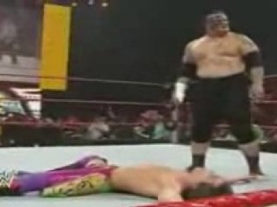 RAW 17/03/08: Umaga Vs Paul London & Brian Kendrick