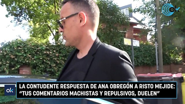 La contudente respuesta de Ana Obregón a Risto Mejide Tus comentarios machistas y repulsivos, duelen