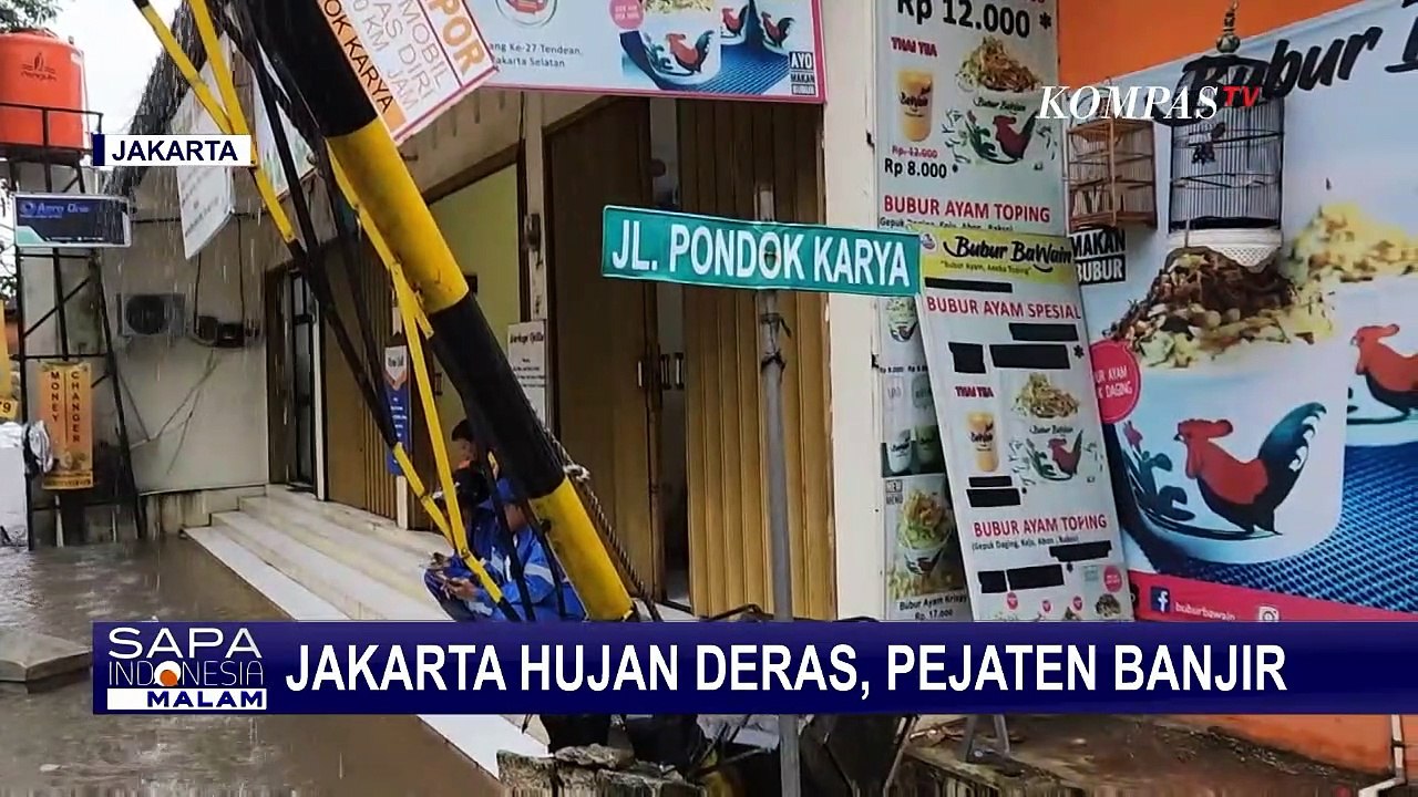 Hujan Deras Guyur Jakarta, Daerah Mampang, Pejaten Hingga Kebon Jeruk Terendam Banjir