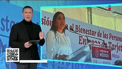 Entregan tarjetas del Bienestar en la alcaldía Tláhuac