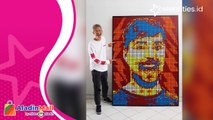 YouTuber Ini Buat Karya Seni dari 1.000 Rubik, Didedikasikan untuk Sang Idola