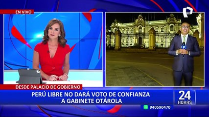 Perú Libre no dará el voto de confianza al gabinete de Alberto Otárola