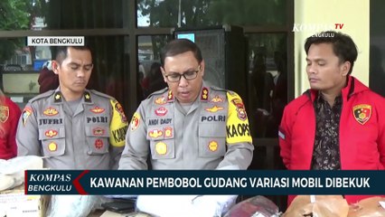 Kawanan Pembobol Gudang Variasi Mobil Dibekuk