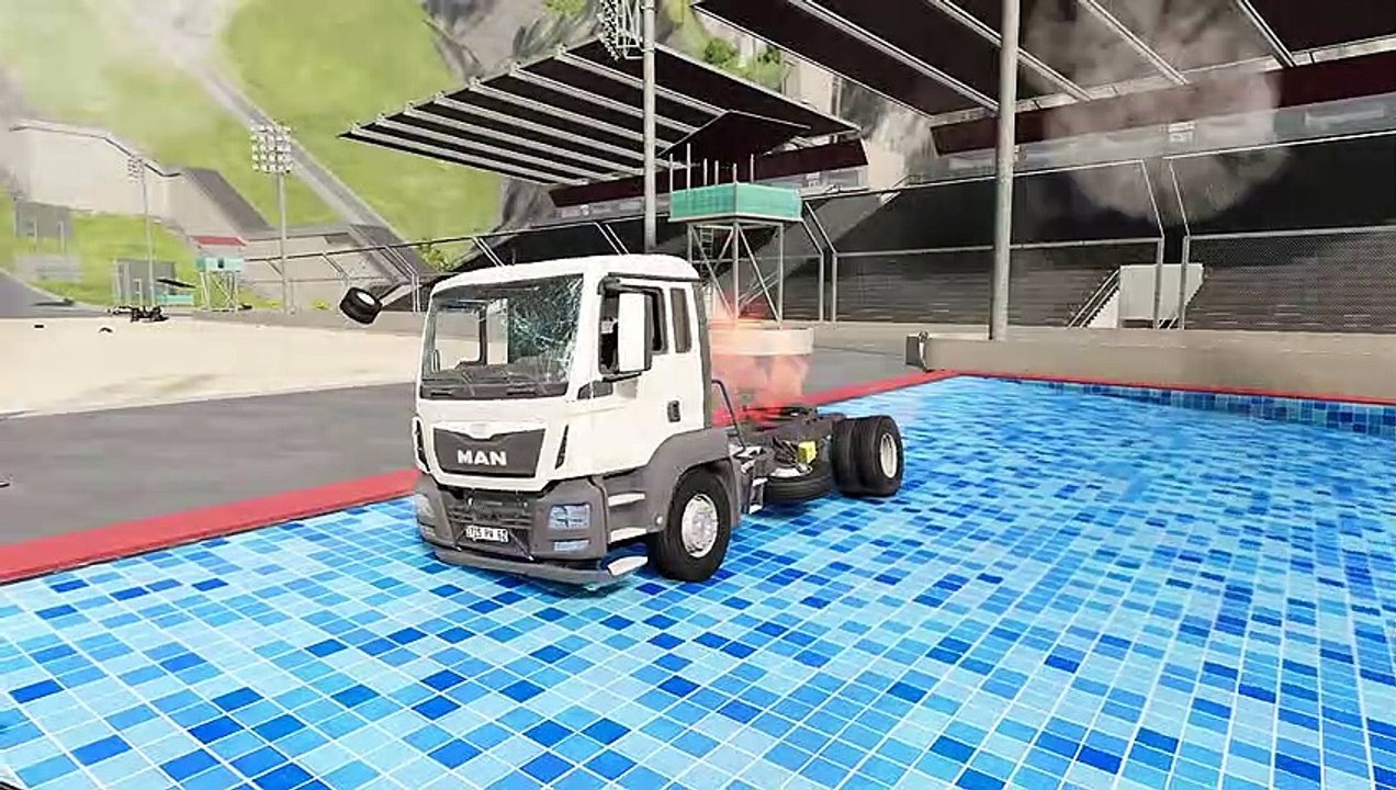 Truck jumping arena beamng