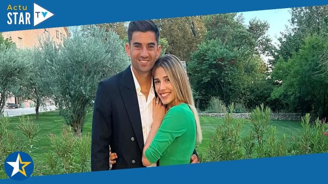 Mariage de Enzo Zidane et Karen Gonçalves : la sublime robe de la mariée confectionnée sur mesure pa
