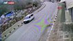 Beykoz'da duvara çarpan kamyon metrelerce sürüklendi: 2 yaralı