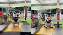 Woman hilariously pays the price for testing her limits with a 45kg clean & jerk attempt