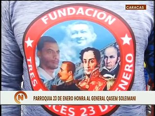Caracas | Honran con mural al General Qasem Soleimani en la parroquia 23 de Enero