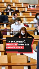 TikTok bientôt interdit dans les universités américaines ? 🚫
